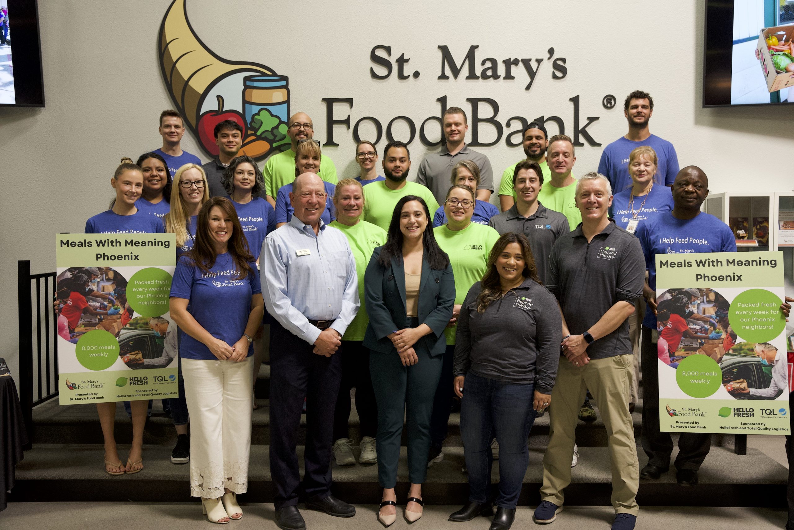 HelloFresh and St. Mary's Food Bank work together to combat food insecurity.