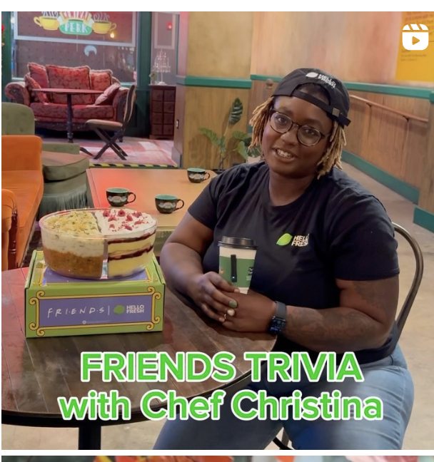 Friends trivia with Chef Christina from HelloFresh