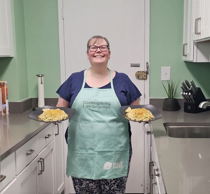 HelloFresh customer with Lemony Brussels Sprout Spaghetti