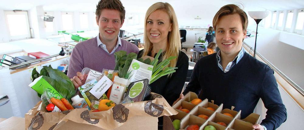 HelloFresh Founders Dominik Richter, Thomas Griesel, Jessica Nilsson