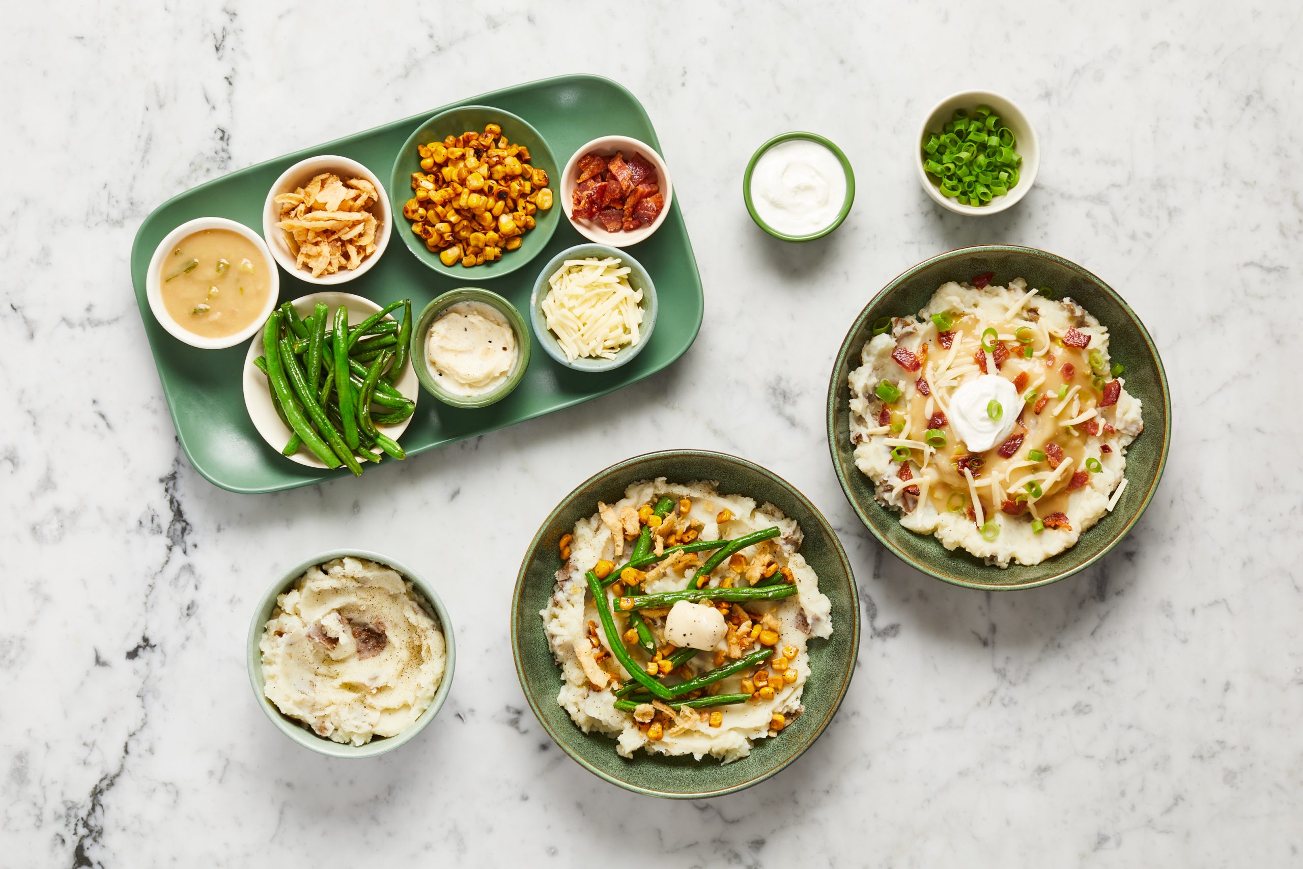 Loaded Mashed Potato Bar from HelloFresh