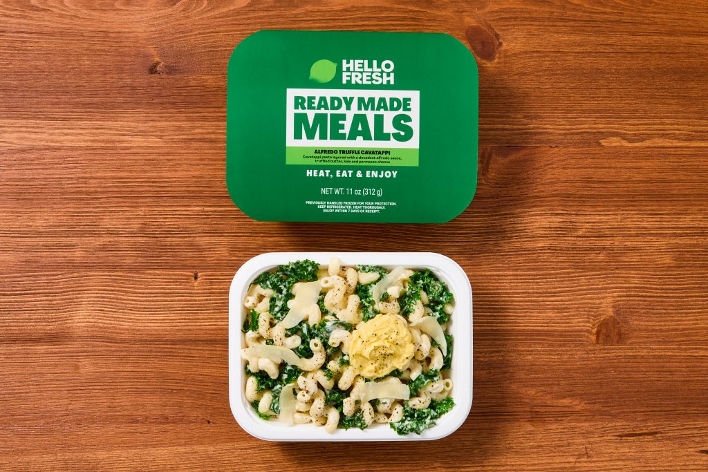 Alfredo Truffle Cavatappi from HelloFresh Ready Made Meals lineup