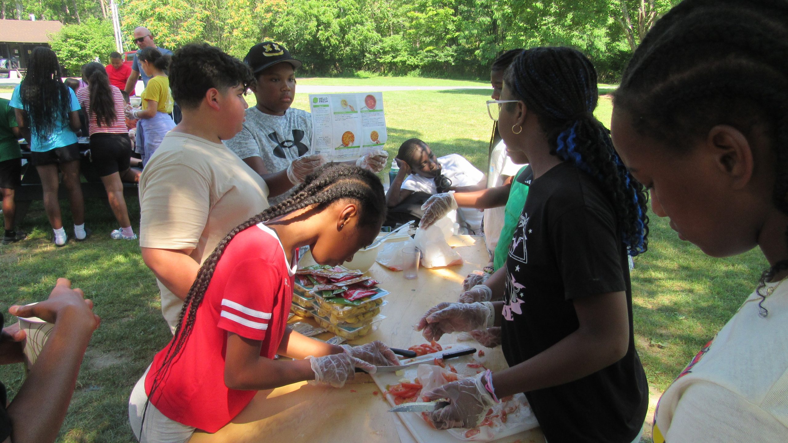 students cooking